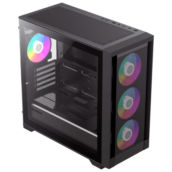 Carcasă Gamemax Defender MB Mid Tower / Black photo 2