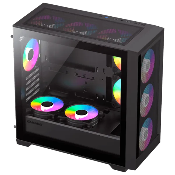 Carcasă Gamemax Defender MB Mid Tower / Black photo 3