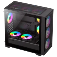 Carcasă Gamemax Defender MB Mid Tower / Black photo 3