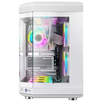 Carcasă Gamemax HYPE Mid Tower / White photo 4