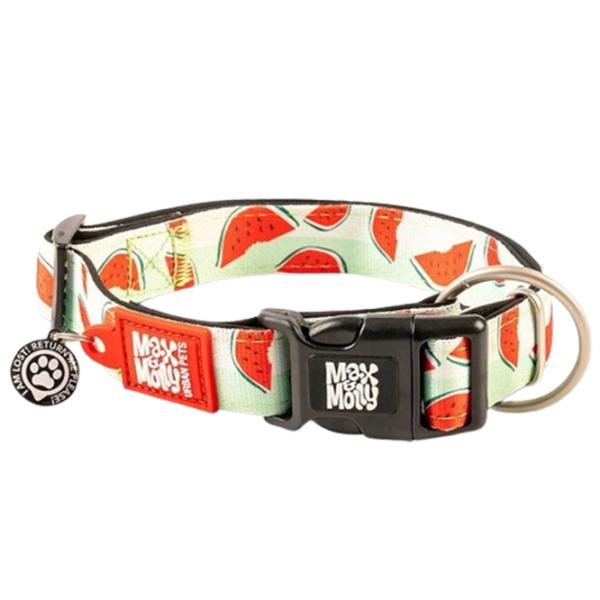 Zgardă Max & Molly Smart ID Watermelon pentru câine/ L photo 1