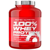 Proteină Scitec Nutrition 100% Whey Protein Professional 2350 g (5999100021525) praf/ Сăpșuni