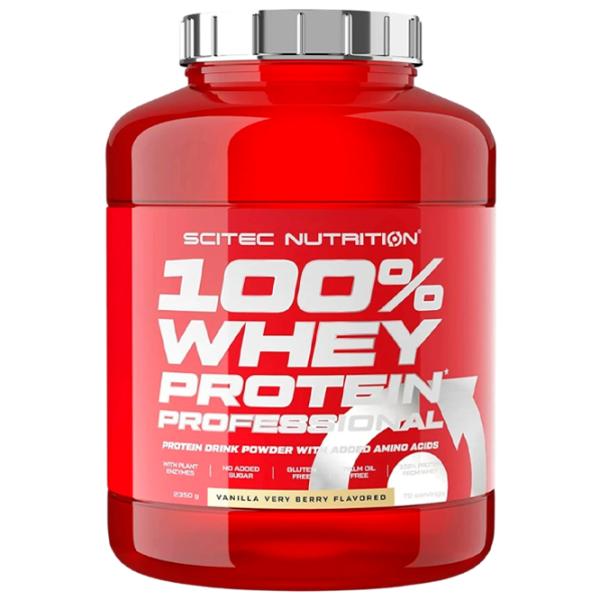 Протеин Scitec Nutrition 100% Whey Protein Professional 2350 г (5999100021617) порошок/ Ягоды, ваниль photo 1 Протеин Scitec Nutrition 100% Whey Protein Professional 2350 г (5999100021617) порошок/ Ягоды, ваниль photo 1