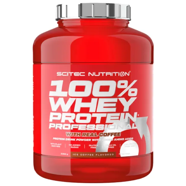 Proteină Scitec Nutrition 100% Whey Protein Professional 2350 g (5999100021624) praf/ Cafea cu gheață photo 1 Proteină Scitec Nutrition 100% Whey Protein Professional 2350 g (5999100021624) praf/ Cafea cu gheață photo 1