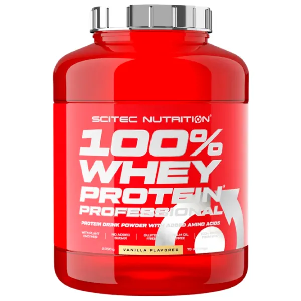 Протеин Scitec Nutrition 100% Whey Protein Professional 2350 г (728633109654) порошок/ Ваниль photo 1 Протеин Scitec Nutrition 100% Whey Protein Professional 2350 г (728633109654) порошок/ Ваниль photo 1