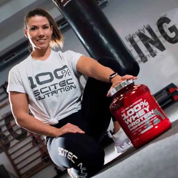 Протеин Scitec Nutrition 100% Whey Protein Professional 2350 г (5999100012684) порошок/ Шоколад, арахисовое масло photo 4