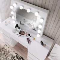 Masă de toaletă Artool Vanessa PAL/ White photo 3