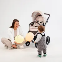 Детская коляска Bebetto Luca Pro 187961/ Pink photo 6