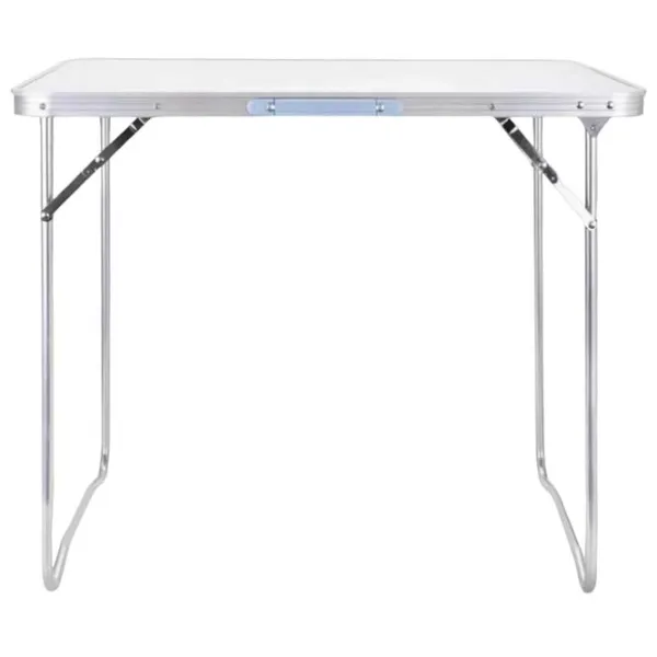 Masă de grădină Trizand S23500 Dreptunghiular/ White photo 1