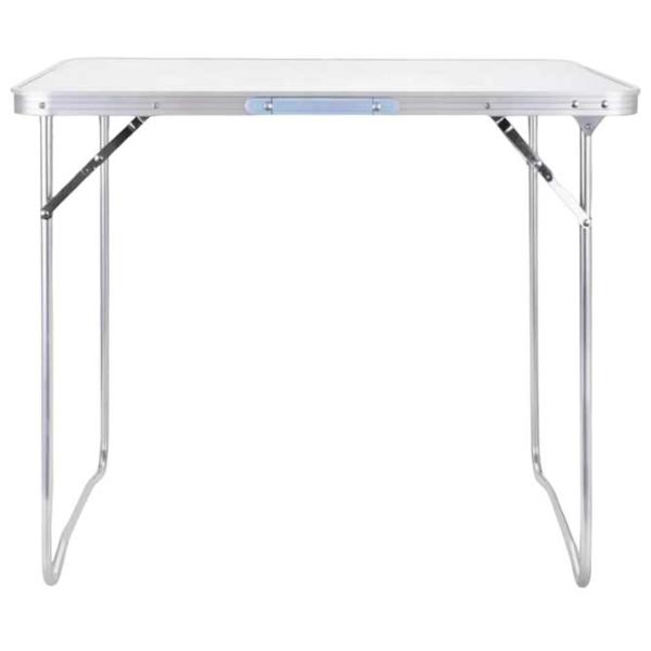 Masă de grădină Trizand S23500 Dreptunghiular/ White photo 1