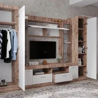 Living ML-Mobila ML-2 Liniară/ Stejar Craft Auriu photo 2
