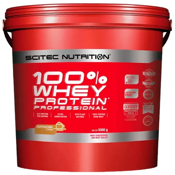 Протеин Scitec Nutrition 100% Whey Protein Professional 5000 г (5999100012929) порошок/ Cappuccino photo 1