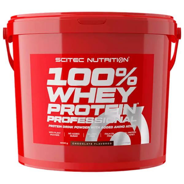 Протеин Scitec Nutrition 100% Whey Protein Professional 5000 г (5999100021426) порошок/ Шоколад photo 1 Протеин Scitec Nutrition 100% Whey Protein Professional 5000 г (5999100021426) порошок/ Шоколад photo 1