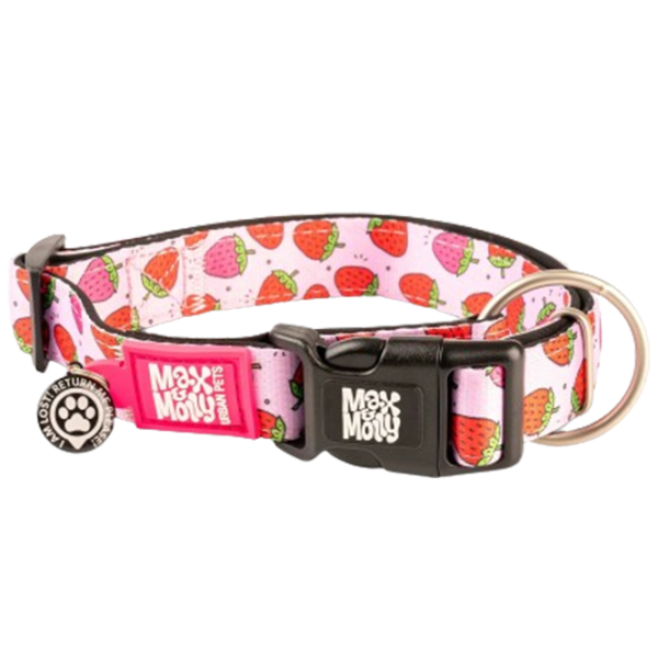 Чокер Max & Molly Strawberry Dream для собаки/ XS photo 1 Чокер Max & Molly Strawberry Dream для собаки/ XS photo 1