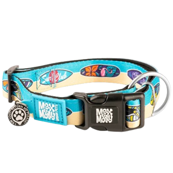 Zgardă Max & Molly Aloha pentru câine/ M photo 1 Zgardă Max & Molly Aloha pentru câine/ M photo 1