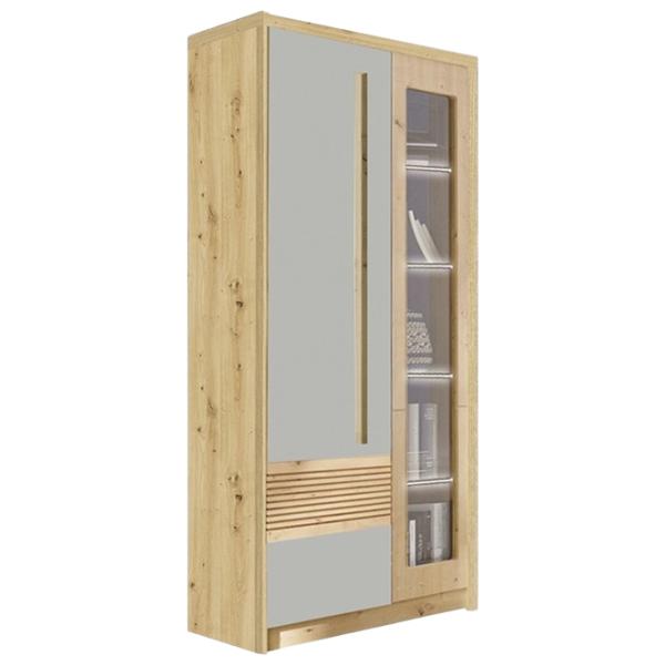 Living Fadome Bianco Modulară/ Stejar artisan photo 3