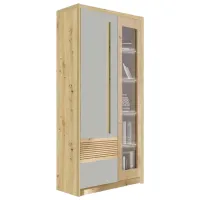 Living Fadome Bianco Modulară/ Stejar artisan photo 3