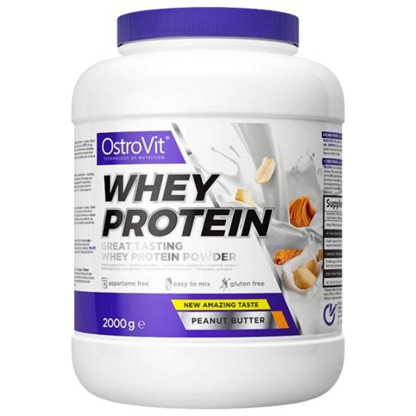 Proteină OstroVit Whey Protein 2000 g (5902232613476) praf/ Unt de arahide photo 1 Proteină OstroVit Whey Protein 2000 g (5902232613476) praf/ Unt de arahide photo 1