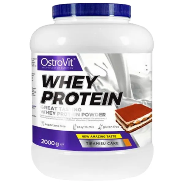 Протеин OstroVit Whey Protein 2000 г (5902232613421) порошок/ Тирамису photo 1 Протеин OstroVit Whey Protein 2000 г (5902232613421) порошок/ Тирамису photo 1