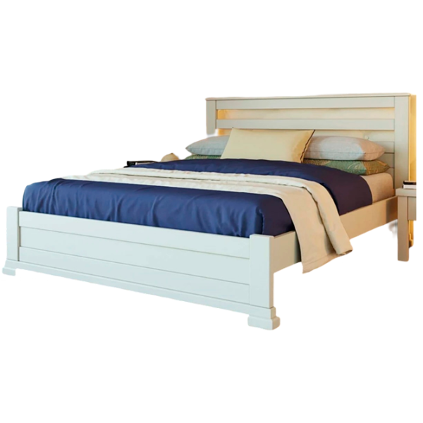 Кровать Mebil Lev Lord 160 x 200 см/ Дерево/ White photo 1 Кровать Mebil Lev Lord 160 x 200 см/ Дерево/ White photo 1