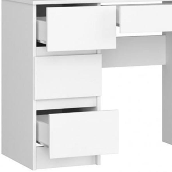 Masă de toaletă Akord T-6/ SL 900x600 Left PAL melaminat/ White photo 6