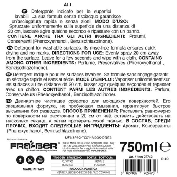 Soluție Fra-Ber ALL 76742 spray / pentru curățare photo 2