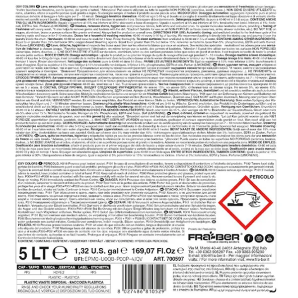 Средство Fra-Ber OXY COLORS 700597 жидкость / для очистки photo 2 Средство Fra-Ber OXY COLORS 700597 жидкость / для очистки photo 2