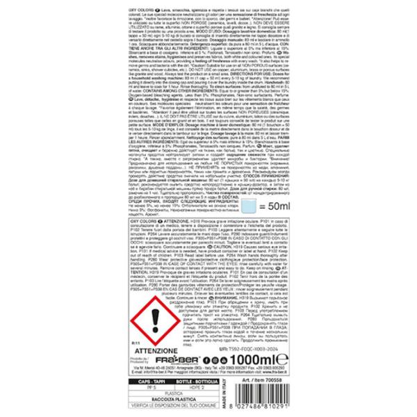 Detergent Fra-Ber OXY COLORS 700558 lichid / pentru îndepărtarea petelor photo 2 Detergent Fra-Ber OXY COLORS 700558 lichid / pentru îndepărtarea petelor photo 2