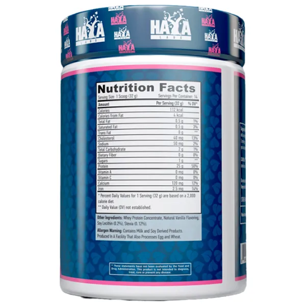 Протеин Haya Labs 100% Pure All Natural Whey Protein 454 гр (858047007090) порошок/ Ваниль photo 2 Протеин Haya Labs 100% Pure All Natural Whey Protein 454 гр (858047007090) порошок/ Ваниль photo 2