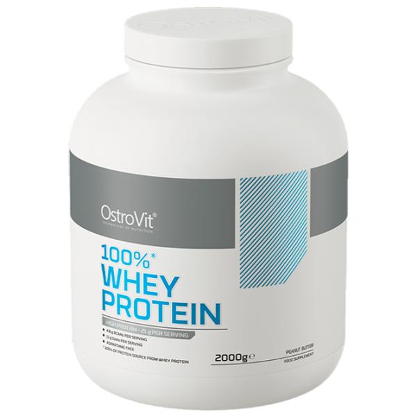 Proteină OstroVit 100% WHEY PROTEIN 2000 g (5903933910659) praf/ Unt de arahide photo 3