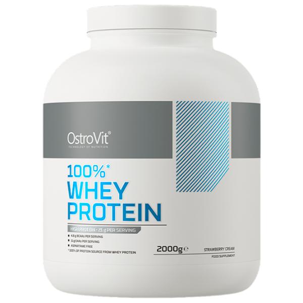 Proteină OstroVit 100% WHEY PROTEIN 2000 g (5903933910314) praf/ Сăpșuni photo 1 Proteină OstroVit 100% WHEY PROTEIN 2000 g (5903933910314) praf/ Сăpșuni photo 1