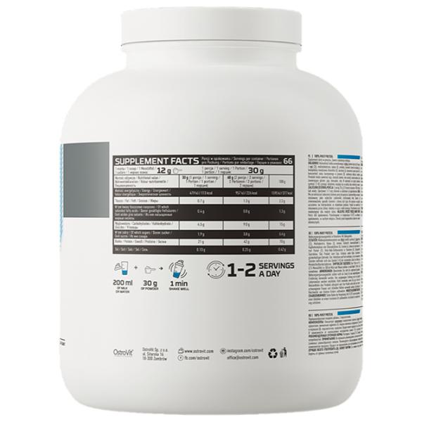 Proteină OstroVit 100% WHEY PROTEIN 2000 g (5903933910314) praf/ Сăpșuni photo 2 Proteină OstroVit 100% WHEY PROTEIN 2000 g (5903933910314) praf/ Сăpșuni photo 2
