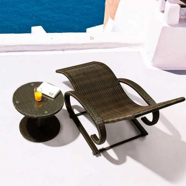 Садовый стол Blumfeldt Tabula Круглый/ Brown photo 3