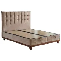 Кровать Oskar Cotton Master 160 x 200 см/ МДФ/ Бежевый