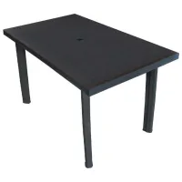 Masă de grădină B&Q Tilos Dreptunghiular/ Anthracite photo 2