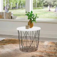 Măsuță de cafea Halmar Mariffa 5677693 White photo 3