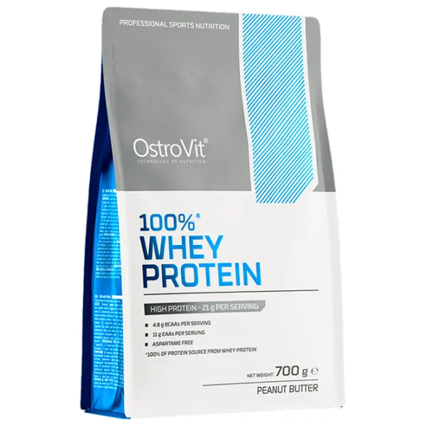 Proteină OstroVit 100% WHEY PROTEIN 700 g (5903933910635) praf/ Unt de arahide photo 1 Proteină OstroVit 100% WHEY PROTEIN 700 g (5903933910635) praf/ Unt de arahide photo 1