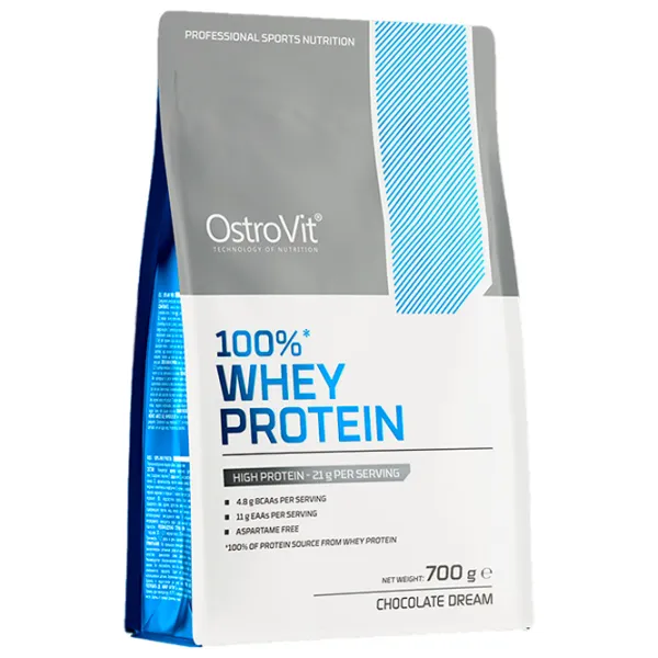 Протеин OstroVit 100% WHEY PROTEIN 700 г (5903933910239) порошок/ Шоколад photo 1 Протеин OstroVit 100% WHEY PROTEIN 700 г (5903933910239) порошок/ Шоколад photo 1