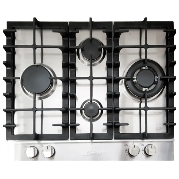 Plită încorporabilă pe gaz Kaiser KG 6364 Turbo Romb Inox/ Inox photo 1