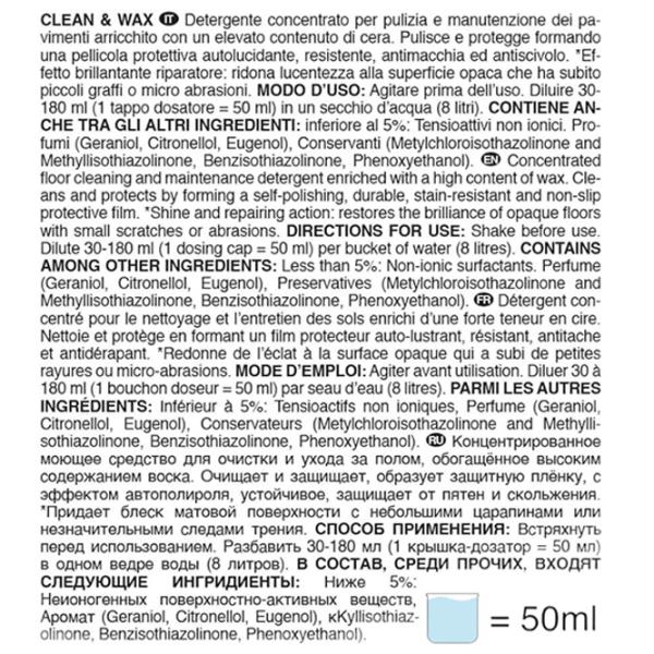 Soluție Fra-Ber CLEAN&WAX 700335 lichid / pentru împrospătare photo 2