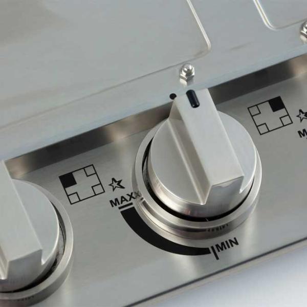 Plită încorporabilă pe gaz Kaiser KG 6357 Turbo Inox/ Inox photo 4