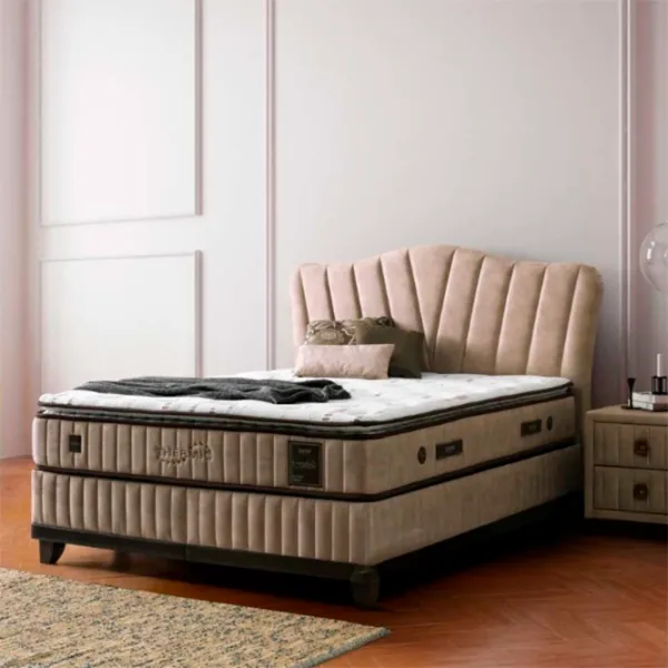 Кровать Oskar Thermal 180 x 200 см/ Дерево/ Бежевый photo 5