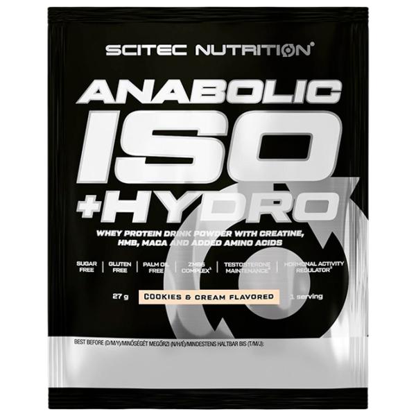 Proteină Scitec Nutrition Anabolic Iso+Hidro 27 g (5999100024656) praf/ Biscuit cu cremă photo 1 Proteină Scitec Nutrition Anabolic Iso+Hidro 27 g (5999100024656) praf/ Biscuit cu cremă photo 1