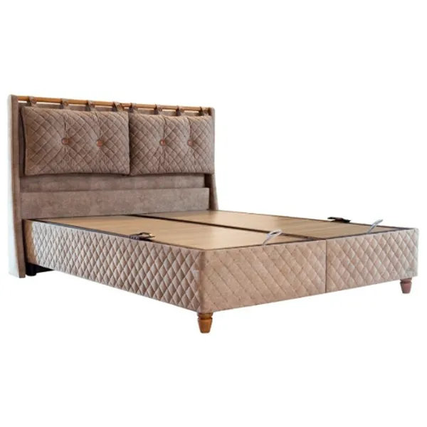 Кровать Oskar Bamboo Sleep 160 x 200 см/ ЛДСП/ Бежевый photo 1