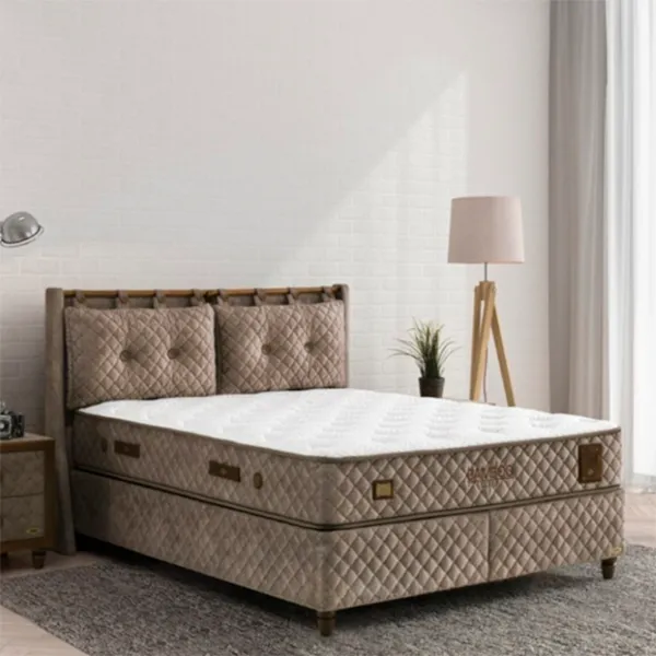 Кровать Oskar Bamboo Sleep 160 x 200 см/ ЛДСП/ Бежевый photo 4