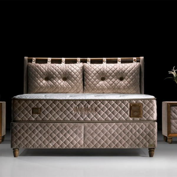 Кровать Oskar Bamboo Sleep 160 x 200 см/ ЛДСП/ Бежевый photo 6