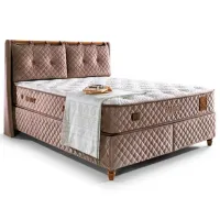 Кровать Oskar Bamboo Sleep 180 x 200 см/ ЛДСП/ Бежевый photo 3