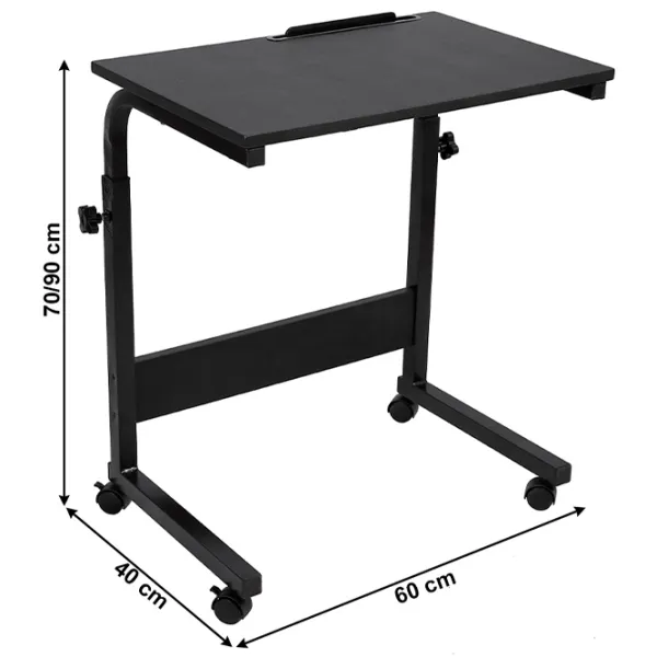 Masă de birou Tempo Kondela Westa MDF/ Black photo 3
