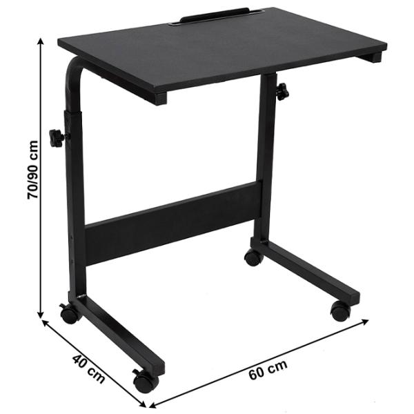 Masă de birou Tempo Kondela Westa MDF/ Black photo 3