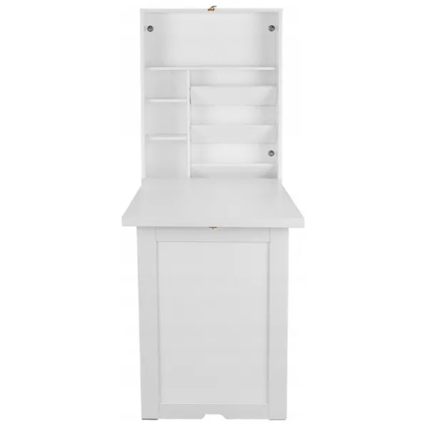 Офисный стол Costway CB10394WH МДФ/ White photo 1